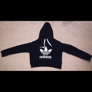 Adidas Crop Top Hoodie Size Medium